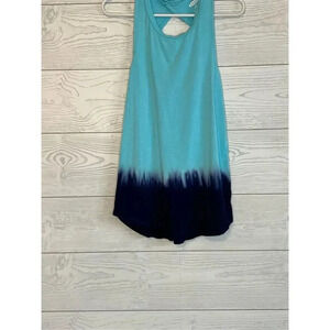 Old Navy Luxe teal/navy ombre tank dress SizeXS(5)